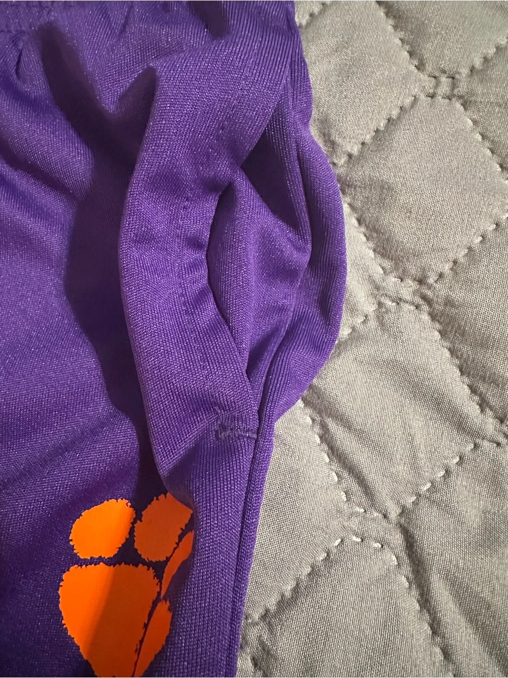 Toddlers Clemson Tigers Athletic Pants with Orange Paw Detail 3T